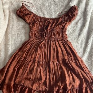 Aeropostale burnt orange sundress